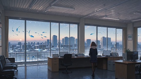 Brown Afternoon City Office smartphone wallpaper free download, vertical 9:16 format, Brown, Afternoon, City, Winter