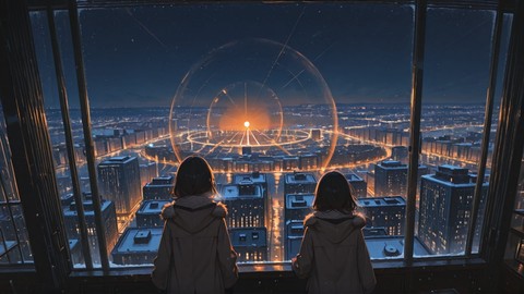 Orange Night City OptOutEra smartphone wallpaper free download, vertical 9:16 format, Orange, Night, City, Winter