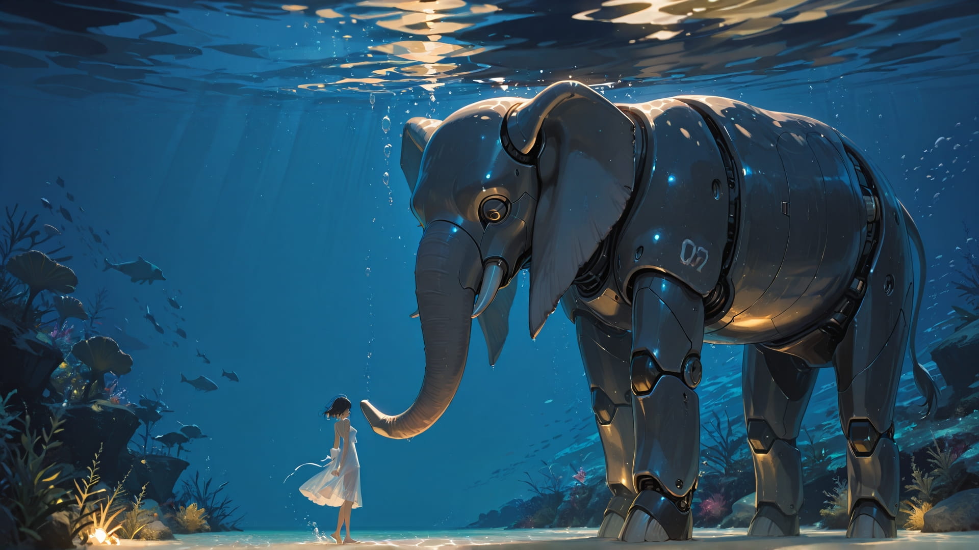 Yellow Night Sea OptOutEra smartphone wallpaper free download, vertical 16:9 format, Yellow, Night, Sea, Summer