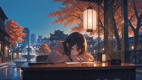 Blue Afternoon City PenPals smartphone wallpaper free download, vertical 9:16 format, Blue, Afternoon, City, Autumn 001