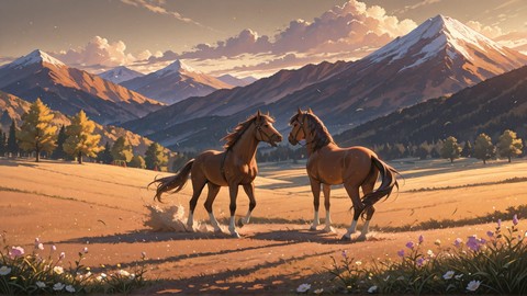 Brown Afternoon Mountain PromptPlayground smartphone wallpaper free download, vertical 9:16 format, Brown, Afternoon, Mountain, Spring