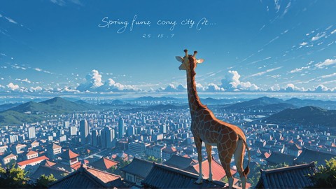 Blue Afternoon City Ragebait smartphone wallpaper free download, vertical 9:16 format, Blue, Afternoon, City, Spring
