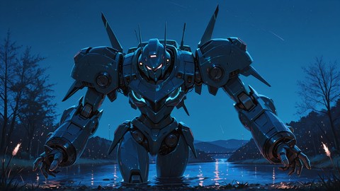 Blue Night Sea Ragebait smartphone wallpaper free download, vertical 9:16 format, Blue, Night, Sea, Spring