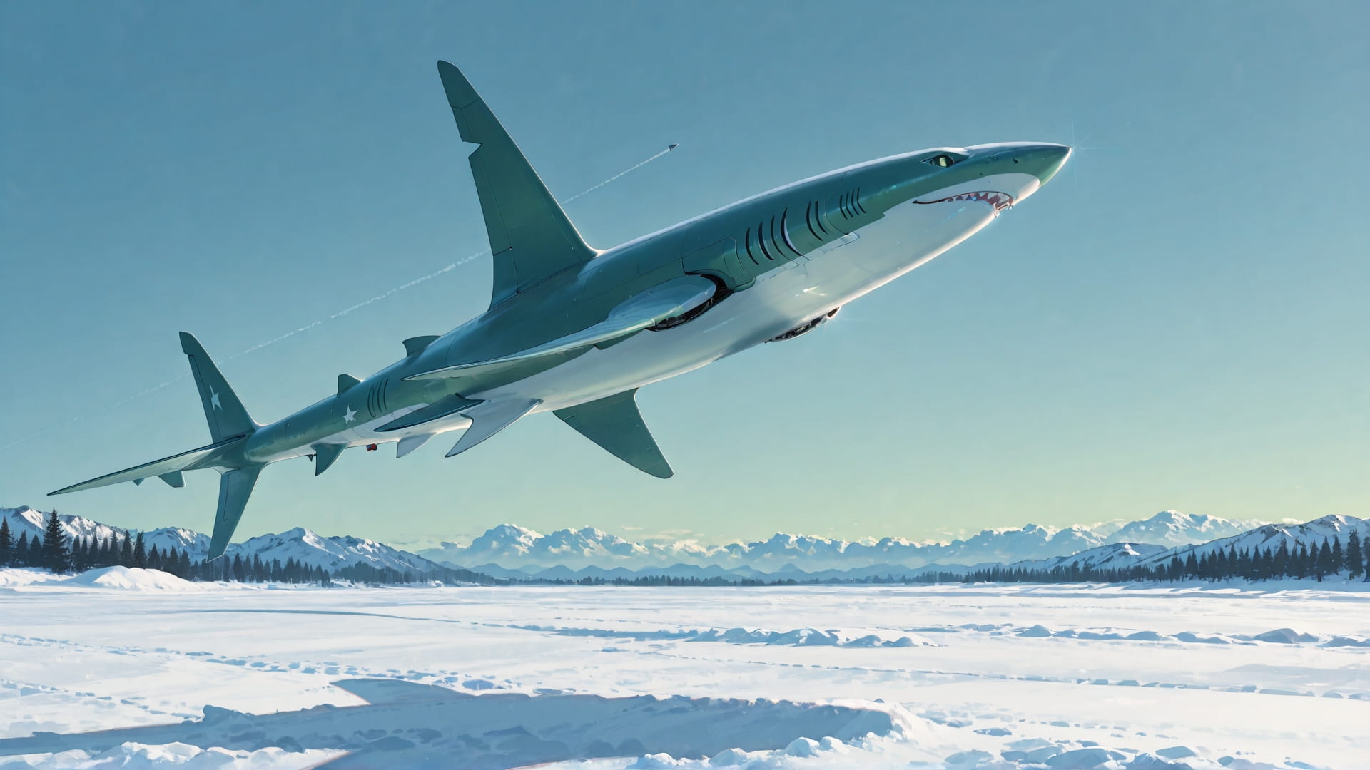 Green Afternoon Sky RealityWarp smartphone wallpaper free download, vertical 16:9 format, Green, Afternoon, Sky, Winter