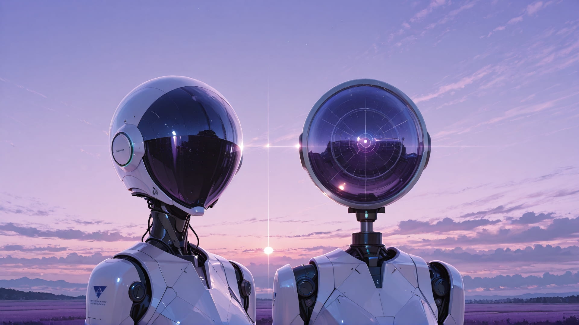 Purple Afternoon Sky RealityWarp smartphone wallpaper free download, vertical 16:9 format, Purple, Afternoon, Sky, Spring