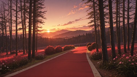 Brown Sunset Nature RedCarpet smartphone wallpaper free download, vertical 9:16 format, Brown, Sunset, Nature, Spring 001