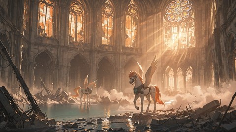 Orange Afternoon Sea Ruins smartphone wallpaper free download, vertical 9:16 format, Orange, Afternoon, Sea, Spring