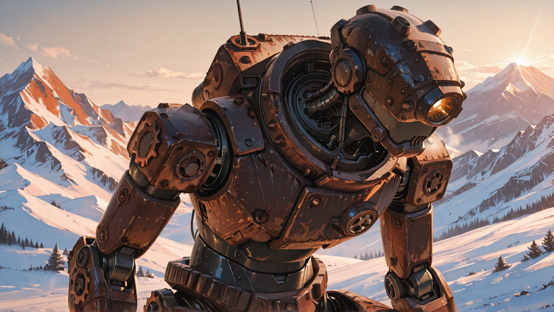 Brown Afternoon Mountain Rust smartphone wallpaper free download, vertical 16:9 format, Brown, Afternoon, Mountain, Winter