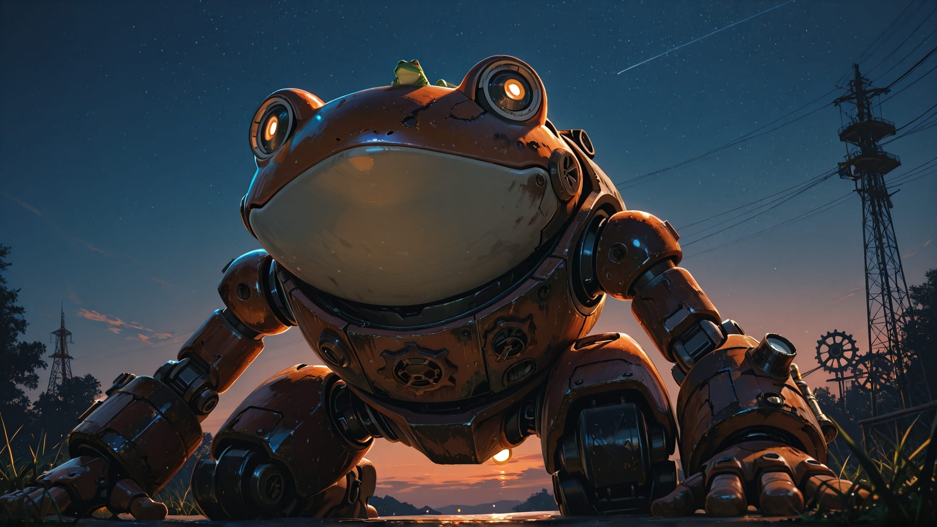 Orange Night Sky Rust smartphone wallpaper free download, vertical 16:9 format, Orange, Night, Sky, Summer