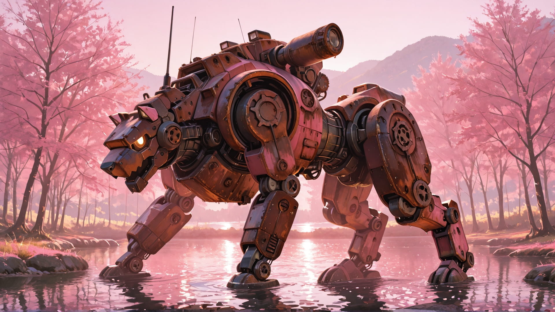 Pink Afternoon Sea Rust smartphone wallpaper free download, vertical 16:9 format, Pink, Afternoon, Sea, Spring