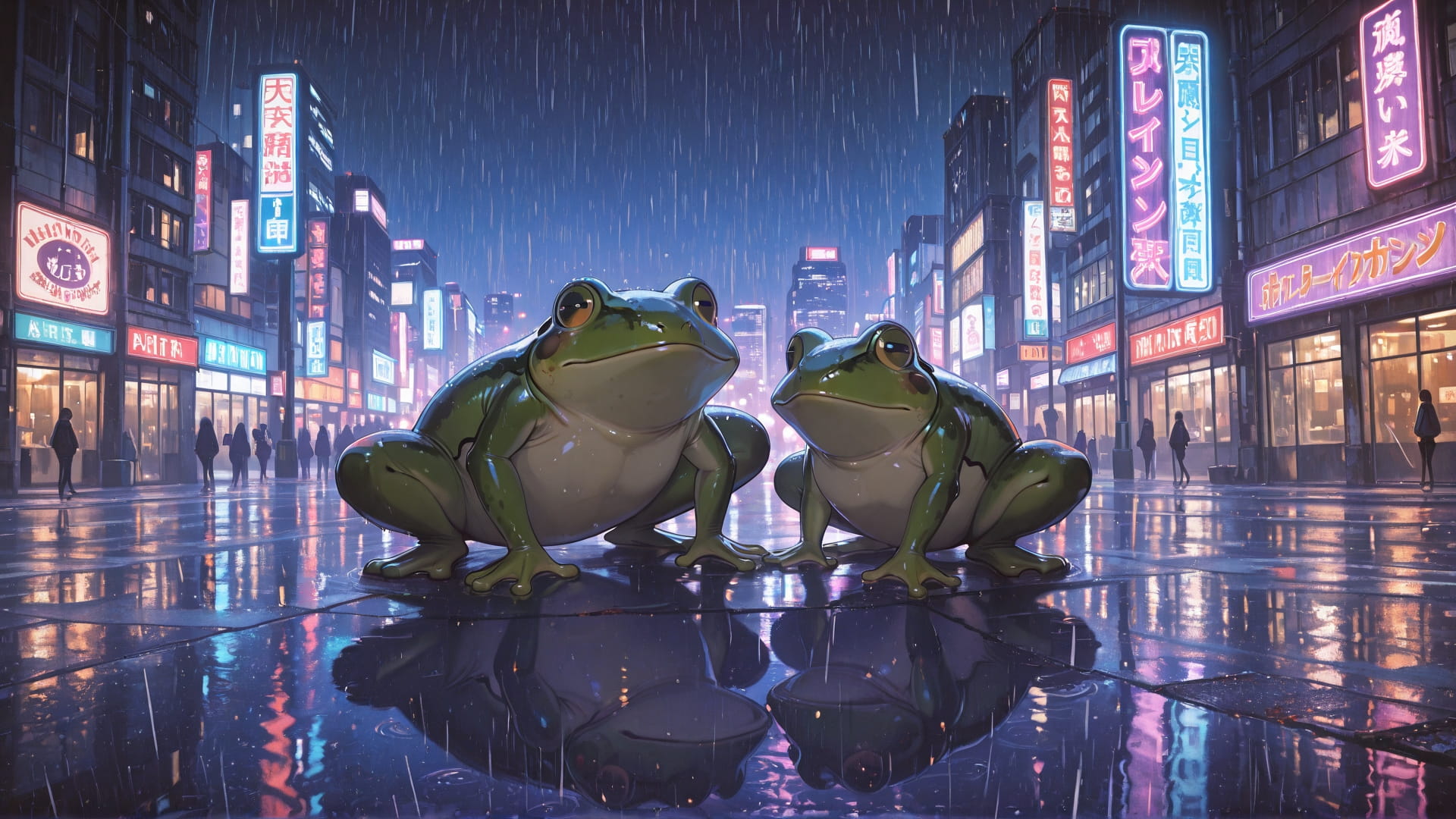 Purple Night City Rust smartphone wallpaper free download, vertical 16:9 format, Purple, Night, City, Winter