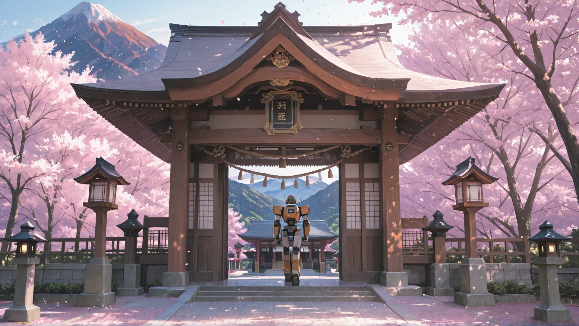 Brown Afternoon Mountain Sakura smartphone wallpaper free download, vertical 16:9 format, Brown, Afternoon, Mountain, Summer