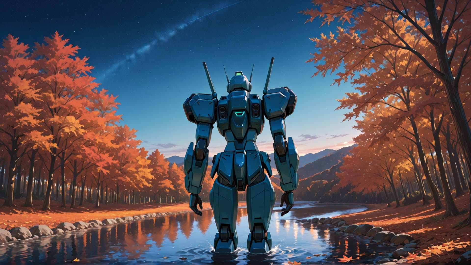 Blue Afternoon Sea StarrySky smartphone wallpaper free download, vertical 16:9 format, Blue, Afternoon, Sea, Autumn