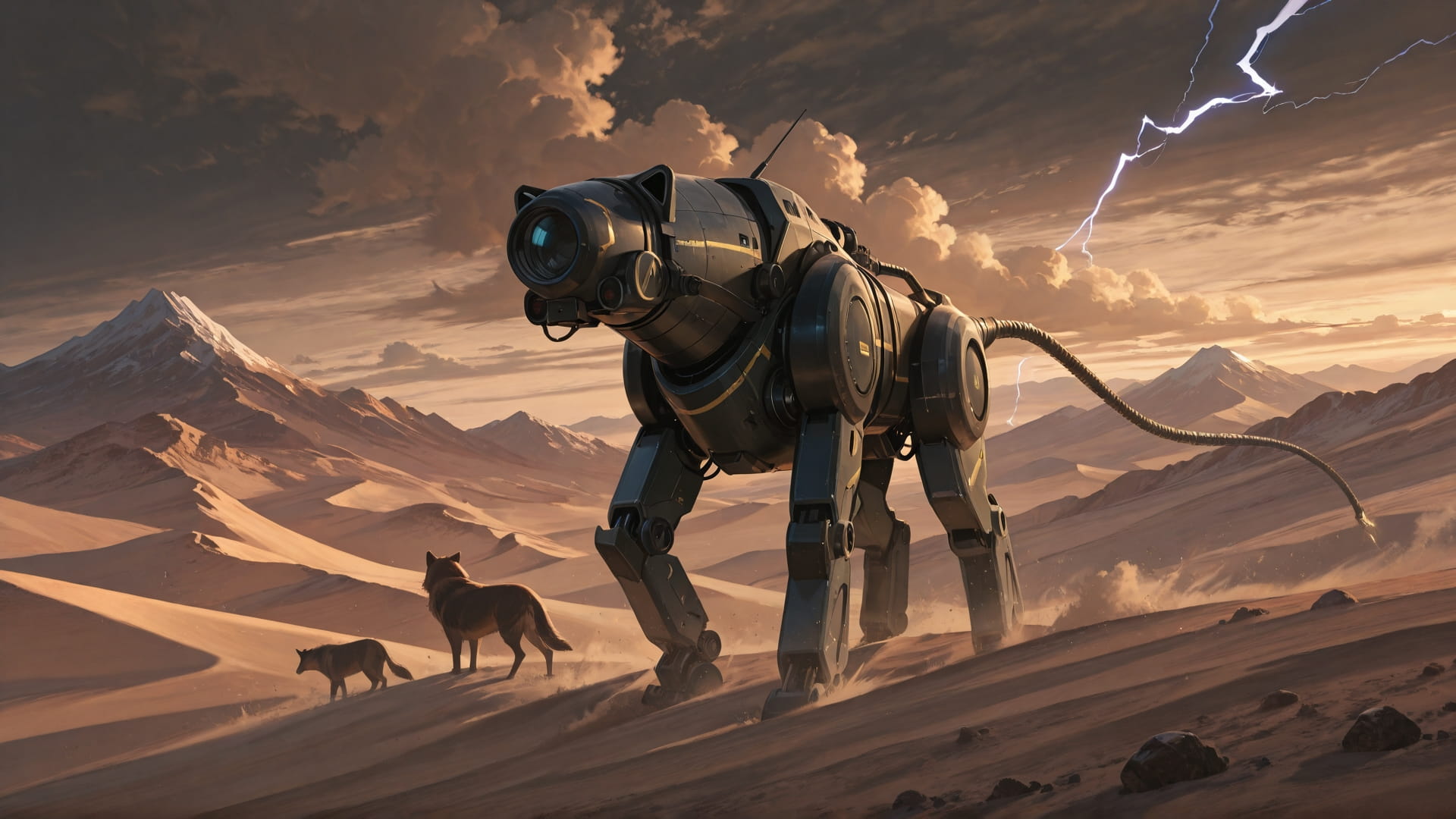 Brown Afternoon Mountain Storm smartphone wallpaper free download, vertical 16:9 format, Brown, Afternoon, Mountain, Winter