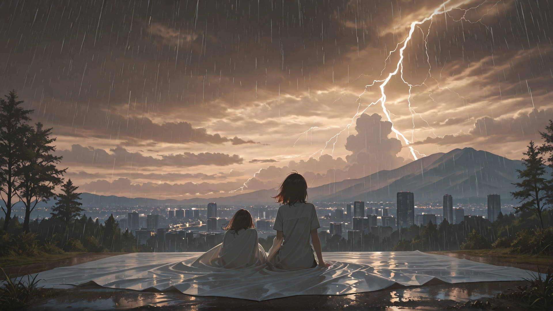 Brown Afternoon Nature Storm smartphone wallpaper free download, vertical 16:9 format, Brown, Afternoon, Nature, Spring