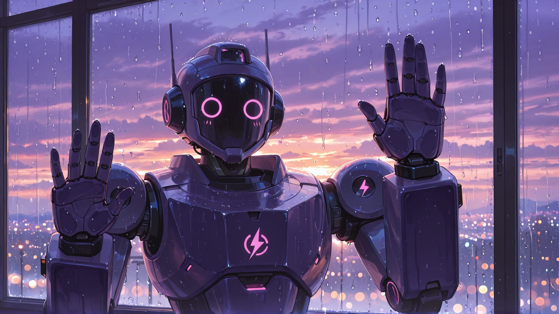 Purple Sunset Sky Storm smartphone wallpaper free download, vertical 16:9 format, Purple, Sunset, Sky, Winter