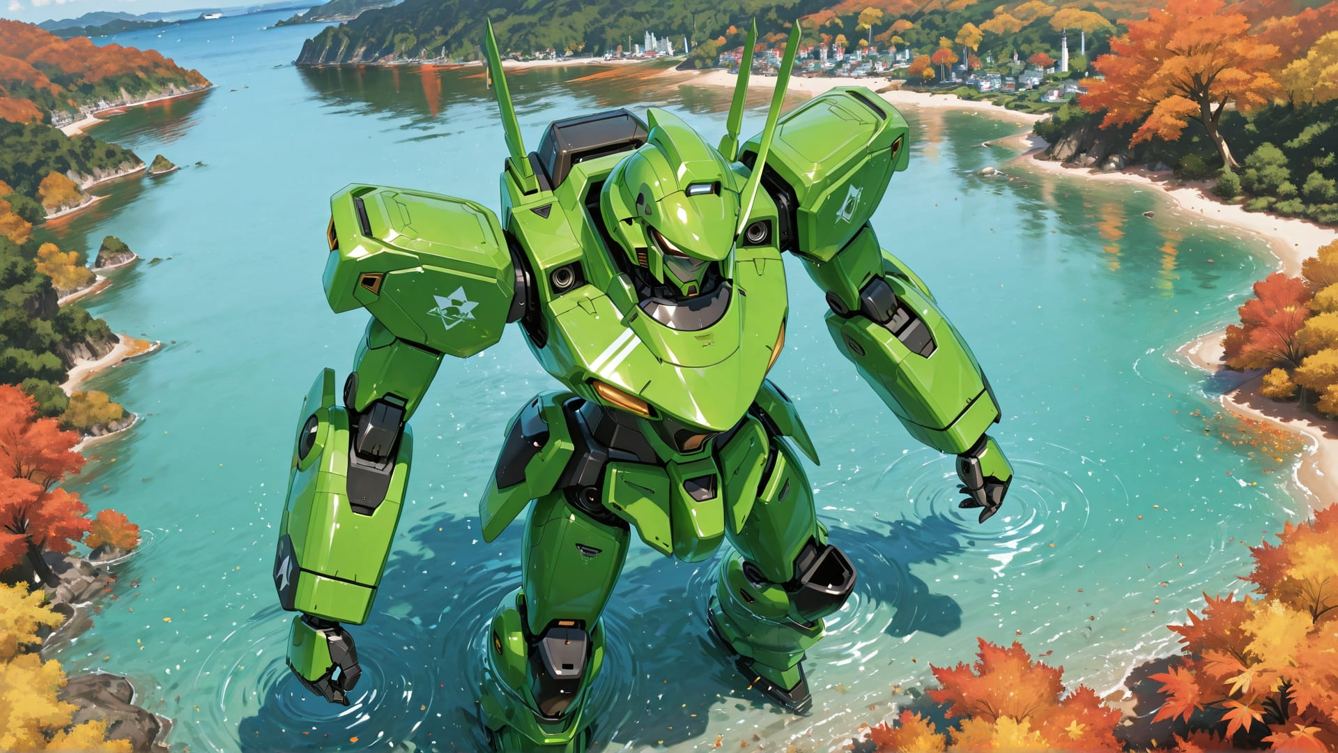 Green Afternoon Sea TextureCheck smartphone wallpaper free download, vertical 16:9 format, Green, Afternoon, Sea, Autumn