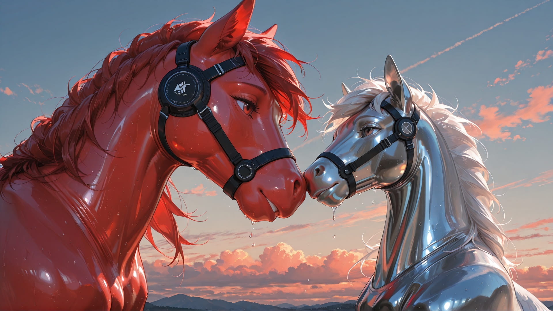 Red Afternoon Sky TextureCheck smartphone wallpaper free download, vertical 16:9 format, Red, Afternoon, Sky, Summer