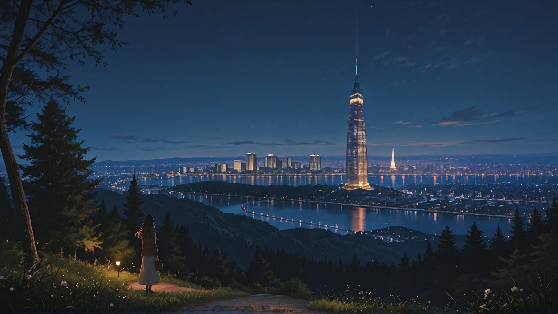 Brown Night Nature USA smartphone wallpaper free download, vertical 16:9 format, Brown, Night, Nature, Spring 001