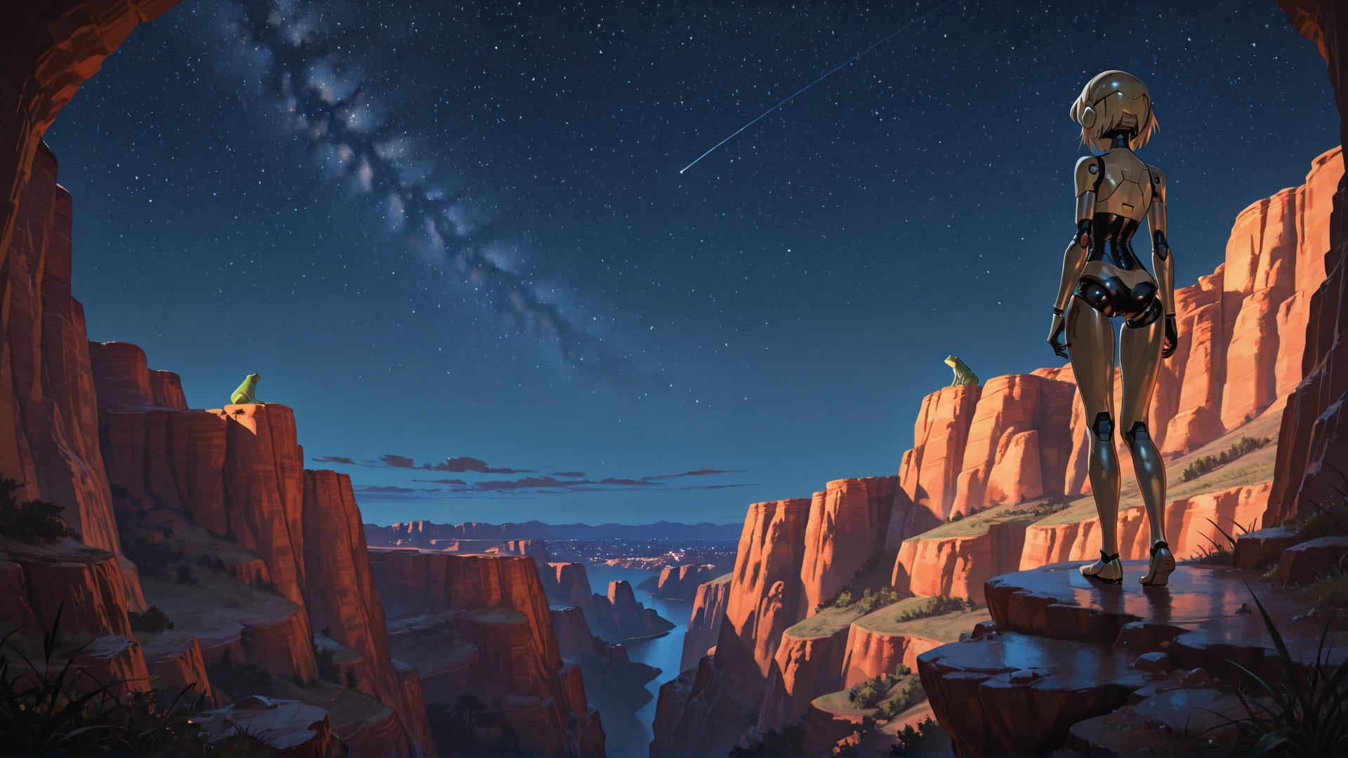 Brown Night Sky USA smartphone wallpaper free download, vertical 16:9 format, Brown, Night, Sky, Summer