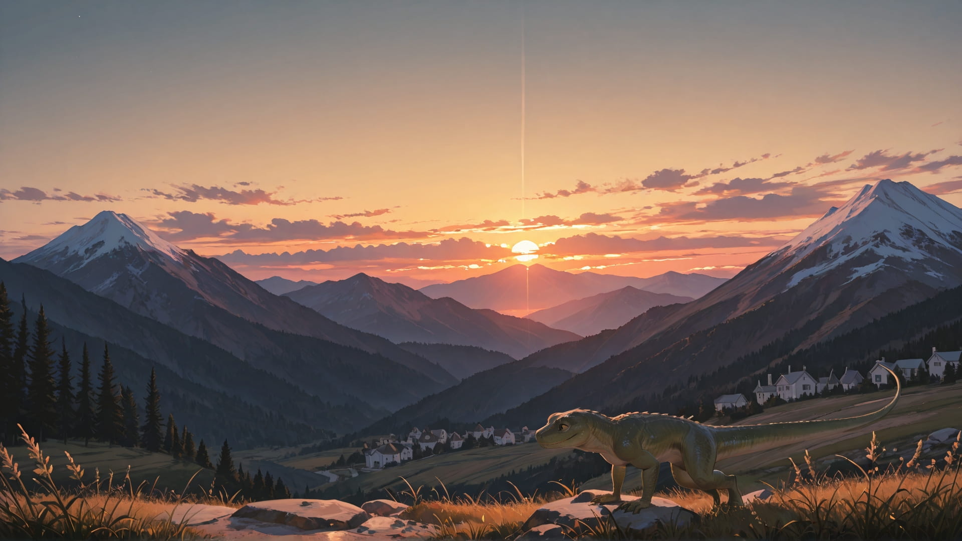 Brown Sunset Mountain USA smartphone wallpaper free download, vertical 16:9 format, Brown, Sunset, Mountain, Spring