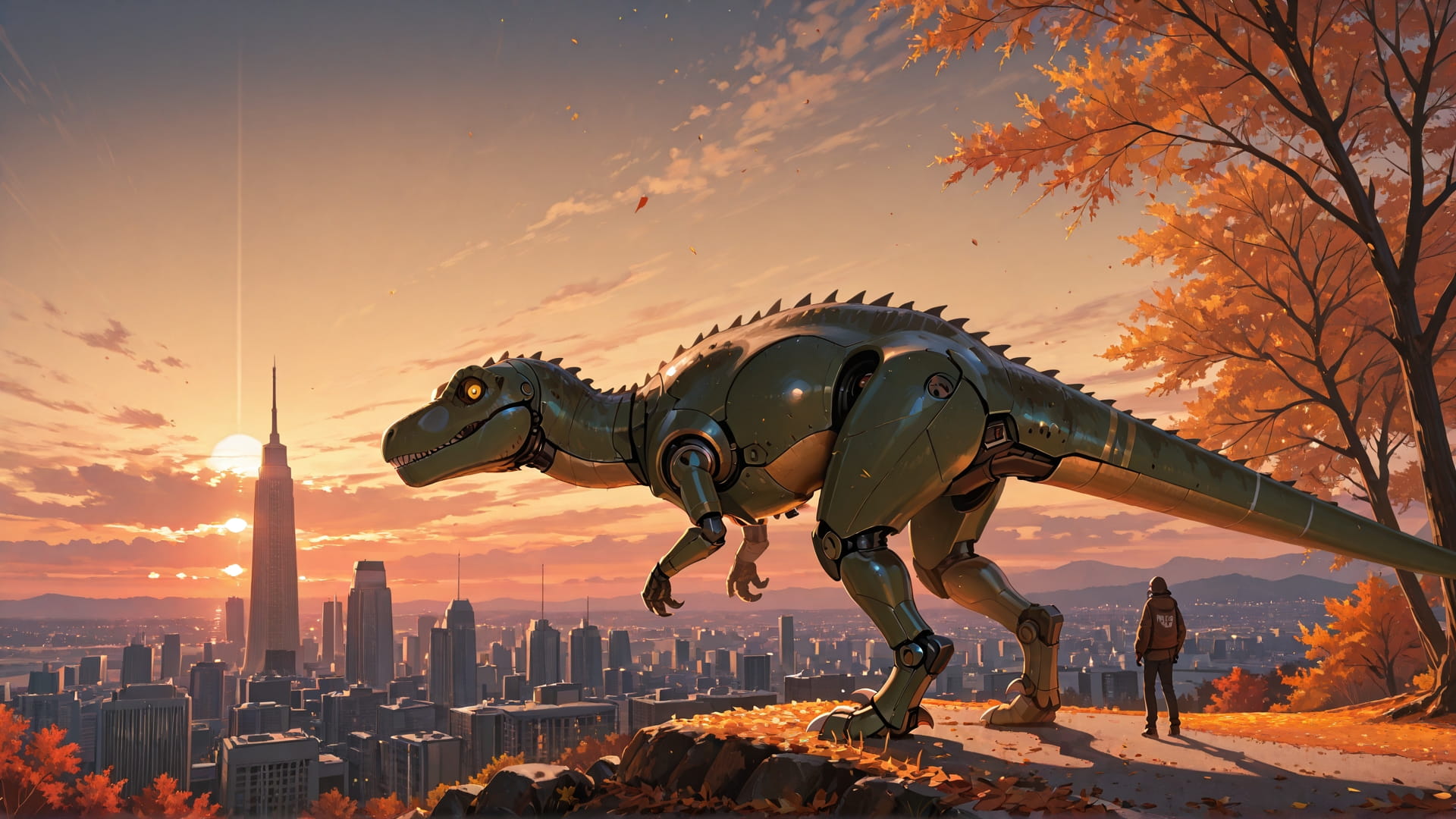 Brown Sunset Sky USA smartphone wallpaper free download, vertical 16:9 format, Brown, Sunset, Sky, Autumn