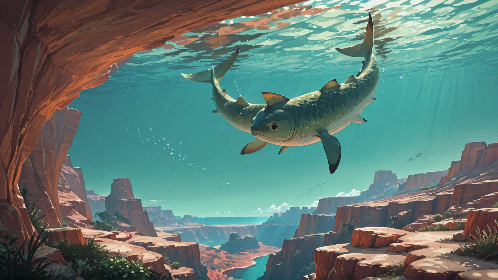 Green Afternoon Sea USA smartphone wallpaper free download, vertical 16:9 format, Green, Afternoon, Sea, Summer