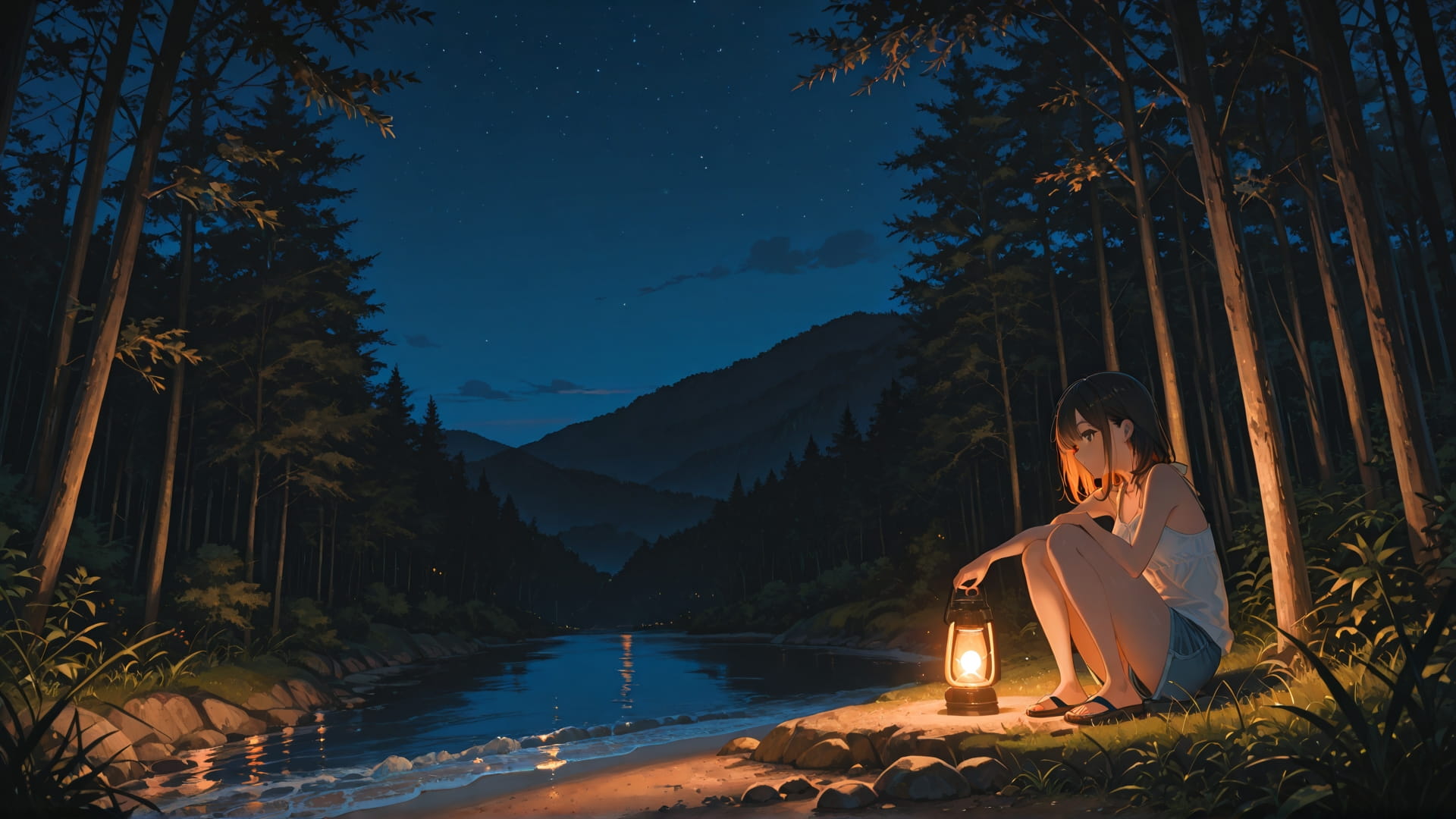 Orange Night Nature USA smartphone wallpaper free download, vertical 16:9 format, Orange, Night, Nature, Summer 001