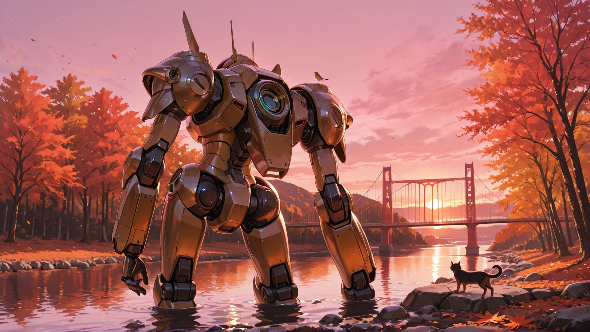 Pink Sunset Sea USA smartphone wallpaper free download, vertical 16:9 format, Pink, Sunset, Sea, Autumn