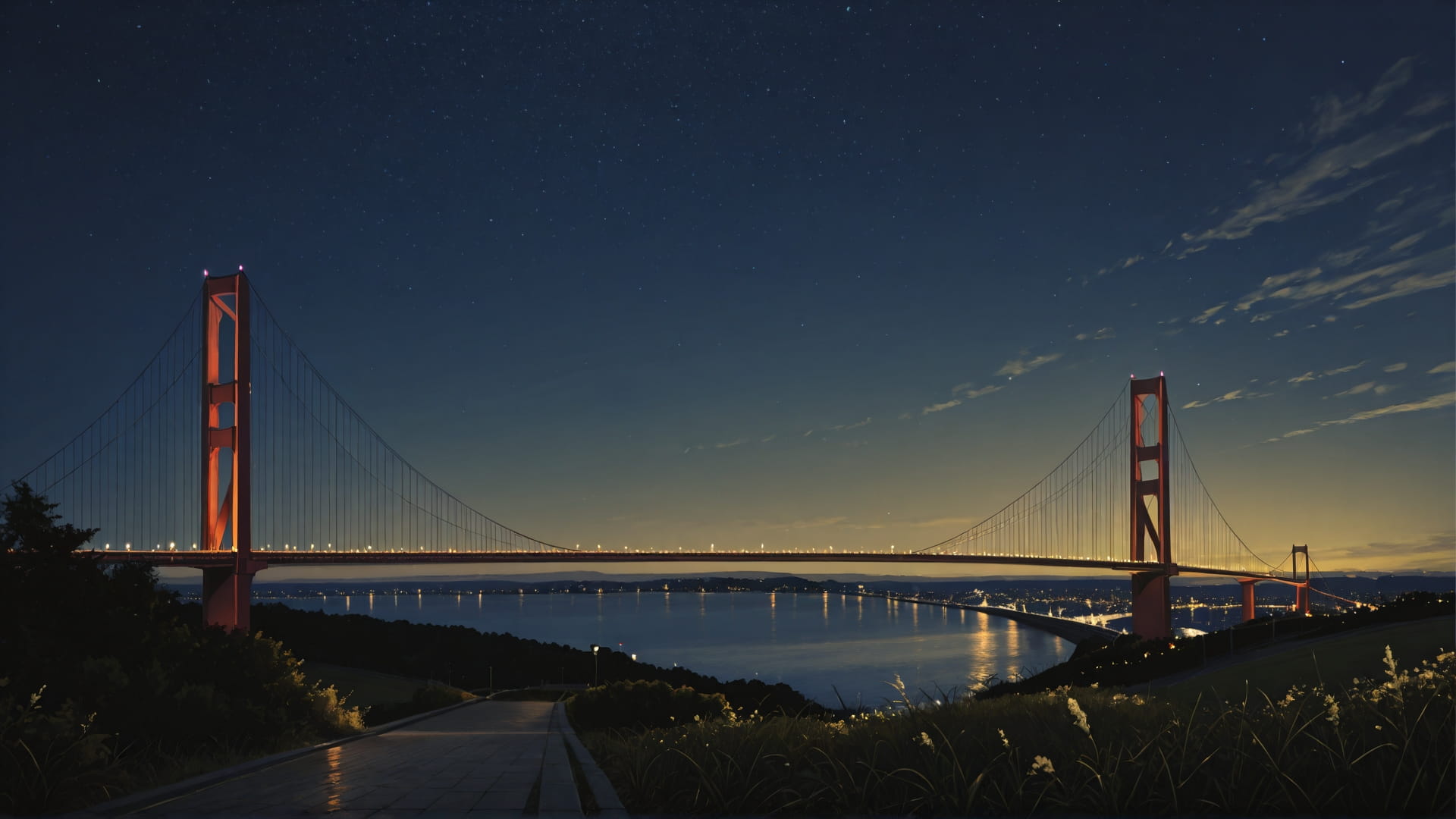 Yellow Night Sky USA smartphone wallpaper free download, vertical 16:9 format, Yellow, Night, Sky, Spring 001