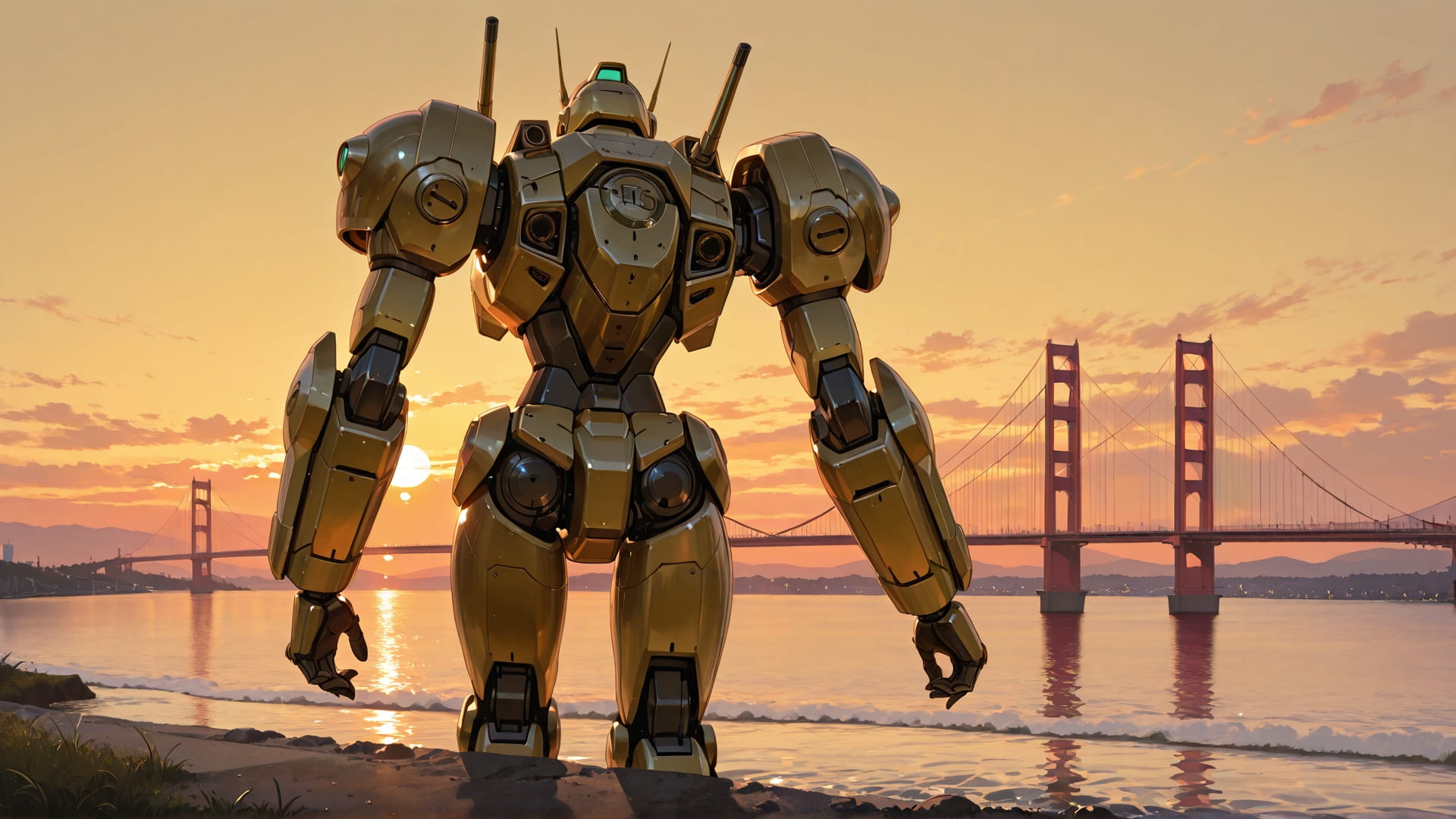 Yellow Sunset Sea USA smartphone wallpaper free download, vertical 16:9 format, Yellow, Sunset, Sea, Summer