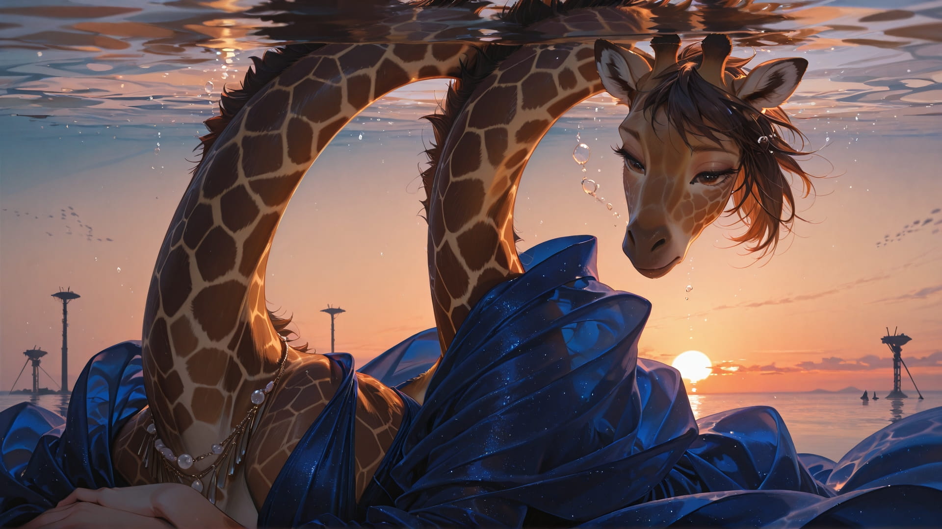 Brown Sunset Sea Velvet smartphone wallpaper free download, vertical 16:9 format, Brown, Sunset, Sea, Spring