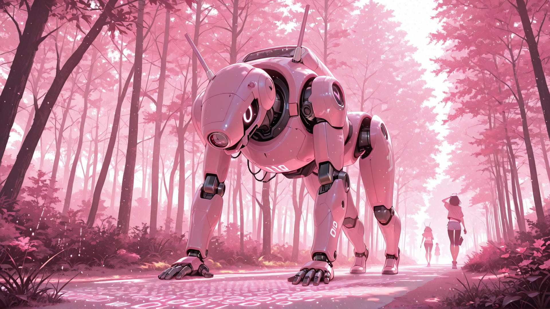 Pink Afternoon Nature Vibe smartphone wallpaper free download, vertical 16:9 format, Pink, Afternoon, Nature, Summer