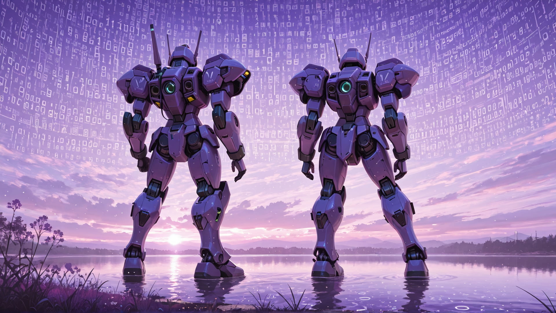 Purple Afternoon Sea Vibe smartphone wallpaper free download, vertical 16:9 format, Purple, Afternoon, Sea, Spring