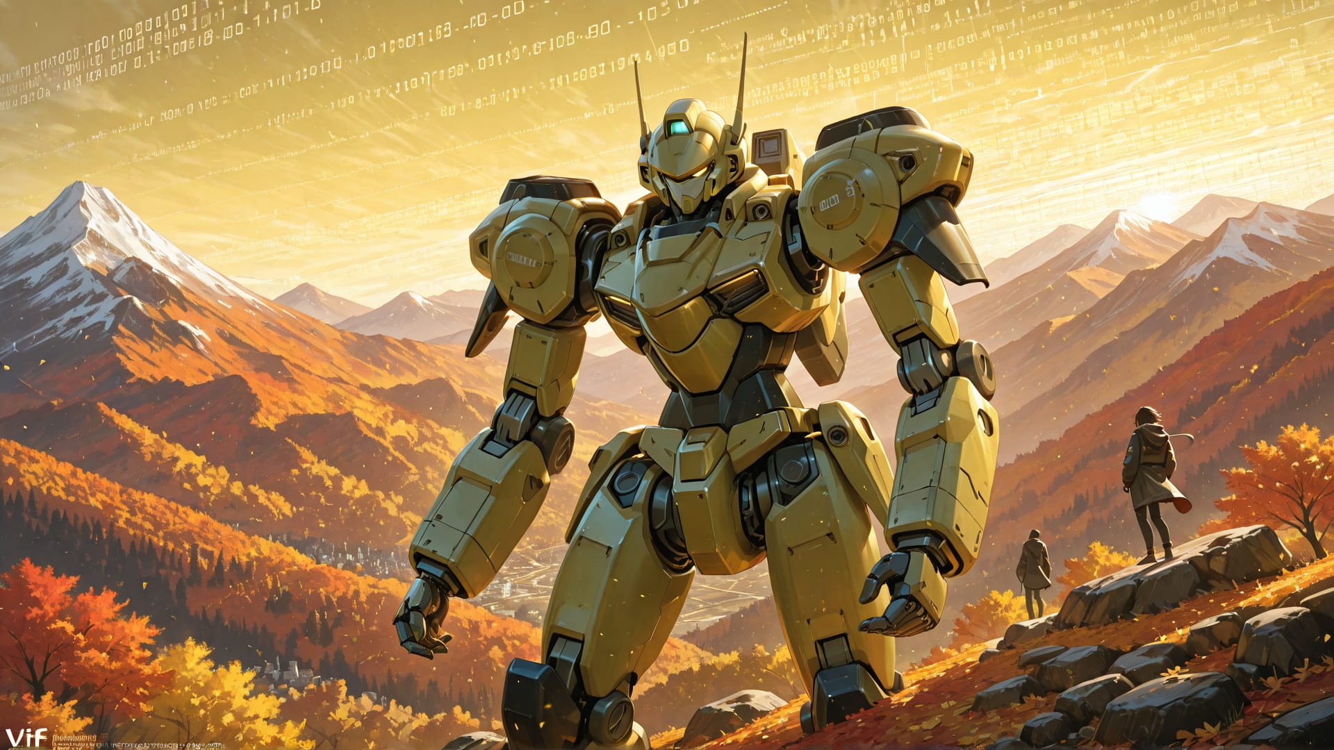 Yellow Afternoon Mountain Vibe smartphone wallpaper free download, vertical 16:9 format, Yellow, Afternoon, Mountain, Autumn