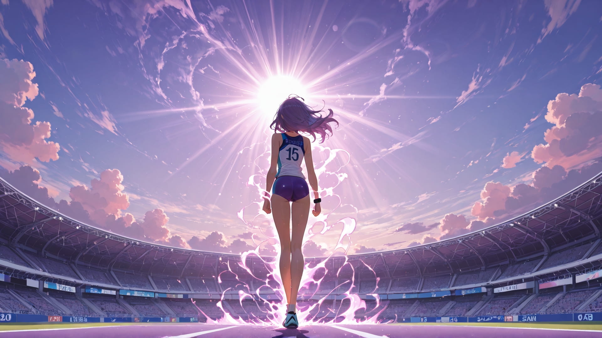 Purple Afternoon Nature WorldCup2026 smartphone wallpaper free download, vertical 16:9 format, Purple, Afternoon, Nature, Spring 001