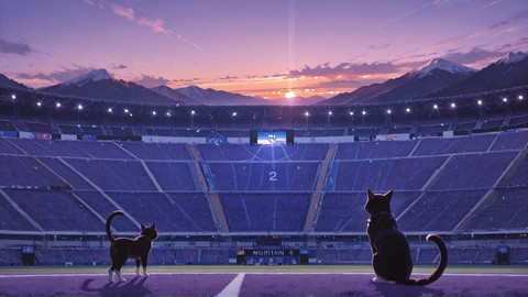 Purple Sunset Mountain WorldCup2026 smartphone wallpaper free download, vertical 16:9 format, Purple, Sunset, Mountain, Winter