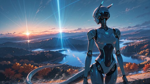 Blue Sunset Sea Zenith smartphone wallpaper free download, vertical 9:16 format, Blue, Sunset, Sea, Autumn