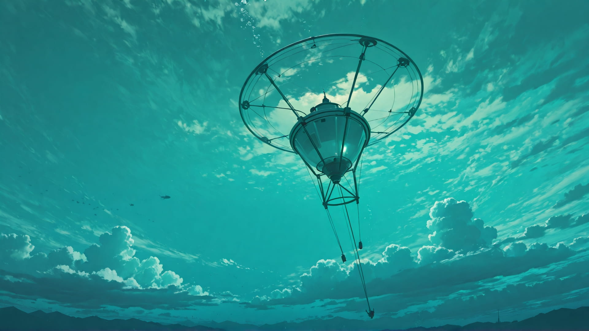 Green Afternoon Sea Zenith smartphone wallpaper free download, vertical 16:9 format, Green, Afternoon, Sea, Spring 001