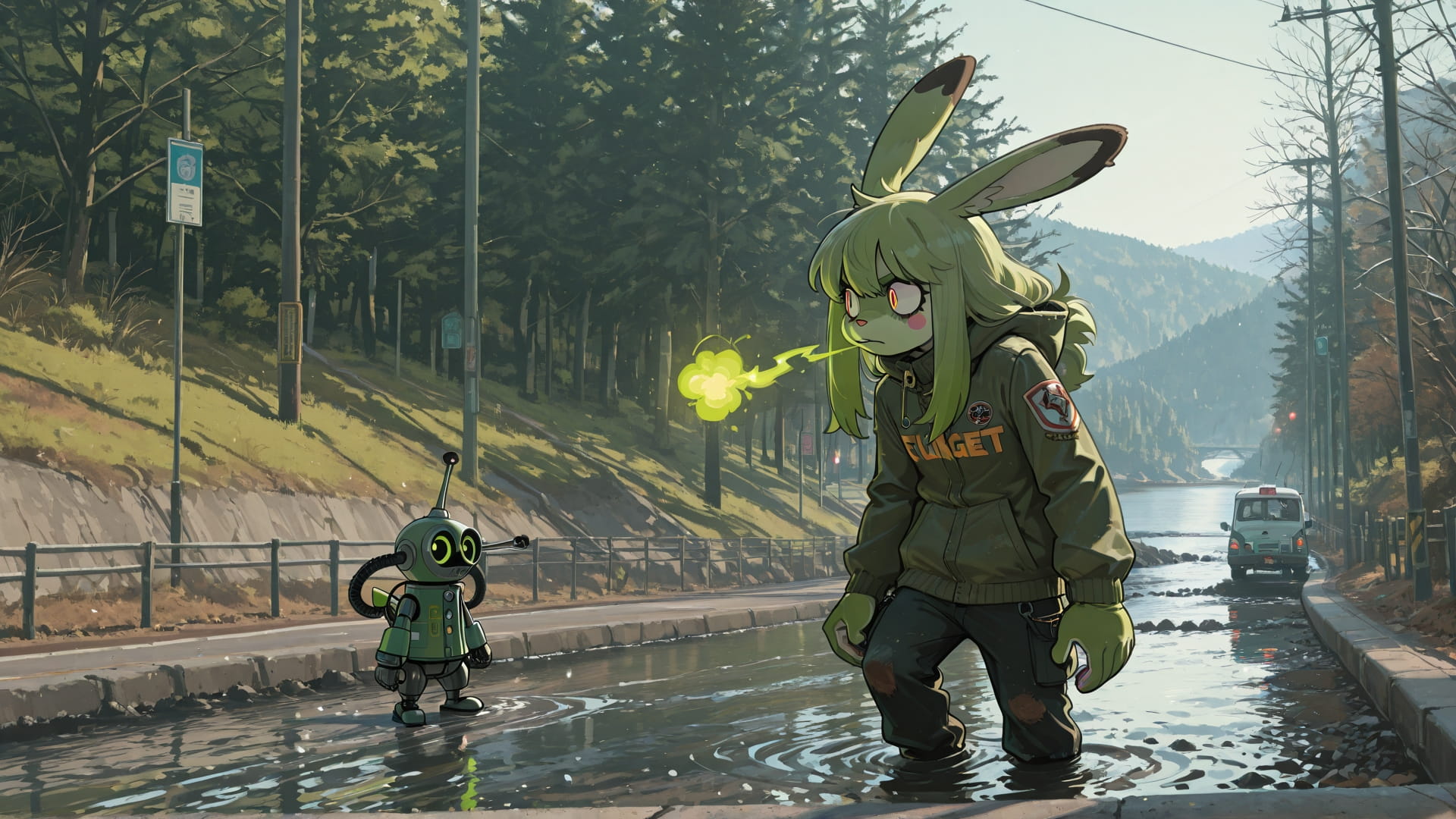 Green Afternoon Sea Zinegeist smartphone wallpaper free download, vertical 16:9 format, Green, Afternoon, Sea, Winter