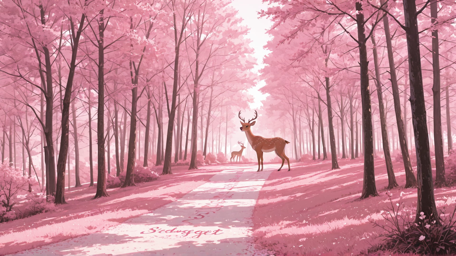 Pink Afternoon Nature Zinegeist smartphone wallpaper free download, vertical 16:9 format, Pink, Afternoon, Nature, Spring