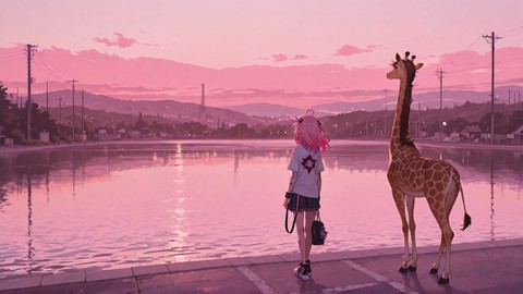 Pink Afternoon Sea Zinegeist smartphone wallpaper free download, vertical 9:16 format, Pink, Afternoon, Sea, Summer