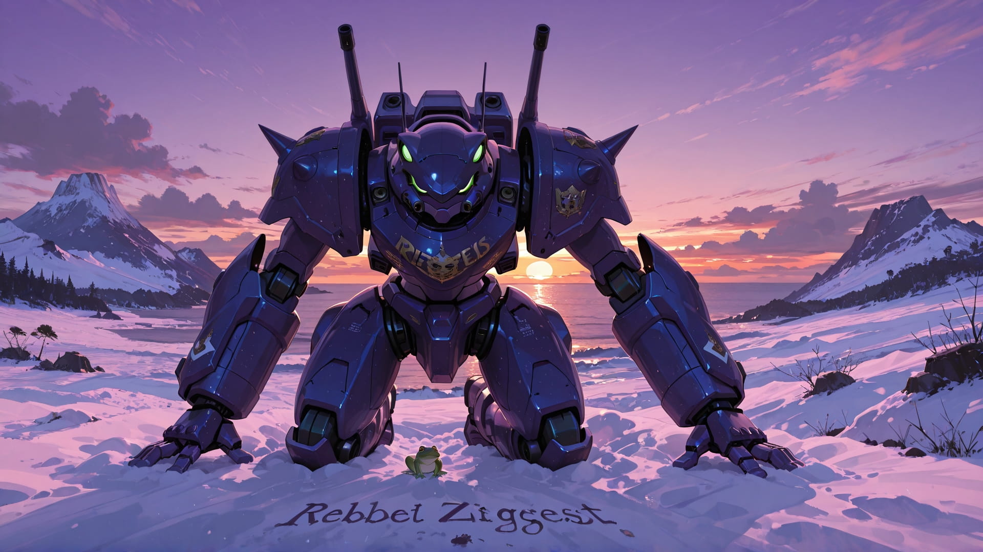 Purple Sunset Sea Zinegeist smartphone wallpaper free download, vertical 16:9 format, Purple, Sunset, Sea, Winter