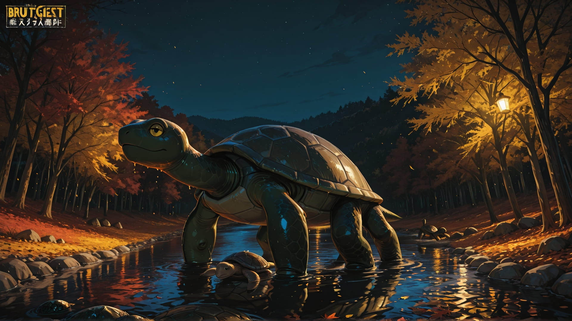 Yellow Night Sea Zinegeist smartphone wallpaper free download, vertical 16:9 format, Yellow, Night, Sea, Autumn