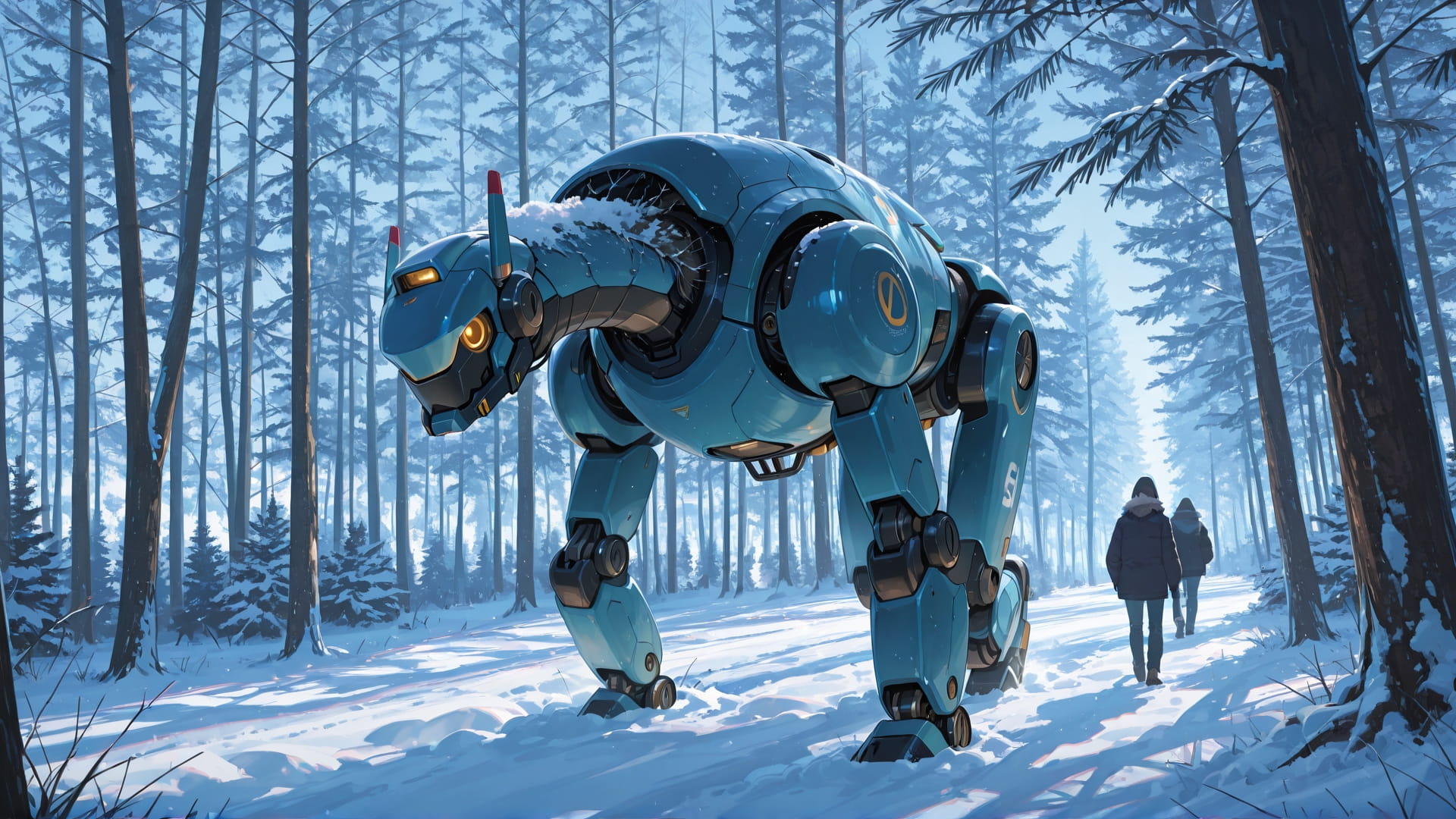 Blue Afternoon Nature Palm smartphone wallpaper free download, vertical 16:9 format, Blue, Afternoon, Nature, Winter