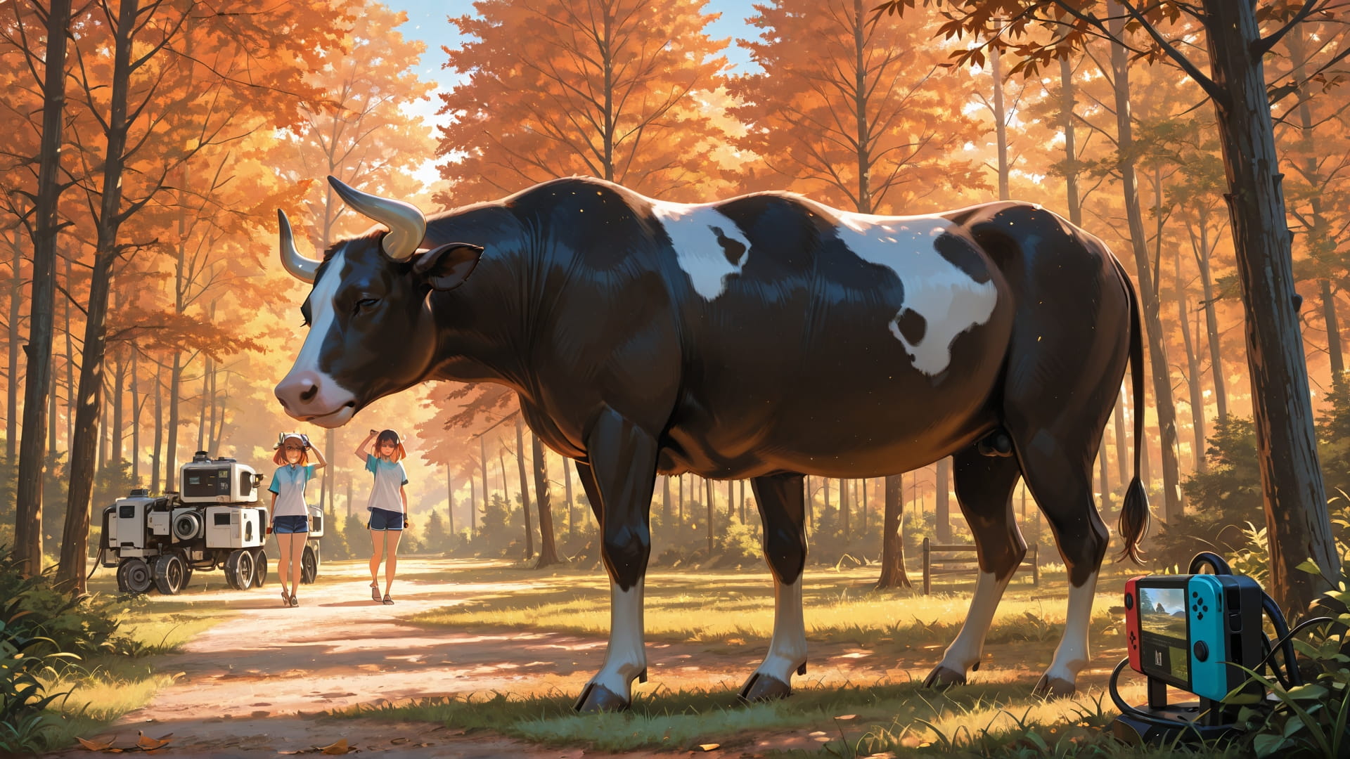 Orange Afternoon Nature Switch2 smartphone wallpaper free download, vertical 16:9 format, Orange, Afternoon, Nature, Summer